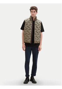 Tom Tailor Kamizelka 1041313 Zielony Regular Fit. Kolor: zielony. Materiał: syntetyk #6
