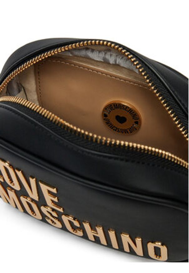 Love Moschino - LOVE MOSCHINO Torebka JC4026PP1MKD0000 Czarny. Kolor: czarny. Materiał: skórzane