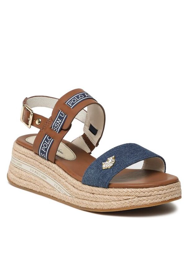 Espadryle U.S. Polo Assn.. Kolor: brązowy