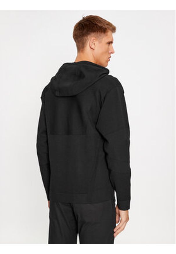BOSS - Boss Bluza Tasomo 50498535 Czarny Regular Fit. Kolor: czarny. Materiał: syntetyk, wiskoza