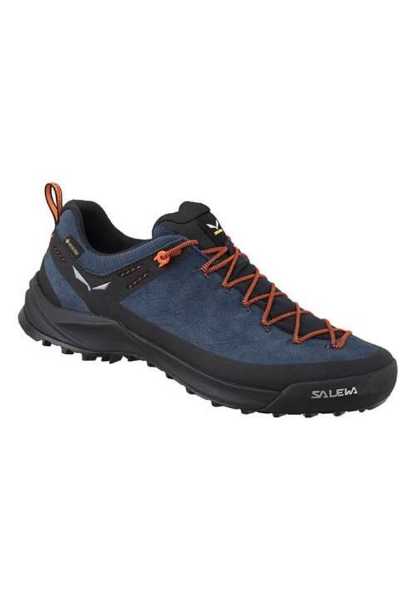 Buty Podejściowe Męskie Salewa Wildfire Leather Gtx. Kolor: wielokolorowy. Materiał: syntetyk, zamsz, materiał