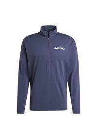 Adidas - Koszulka Terrex Multi Climacool 1/2 Zip Long Sleeve. Kolor: niebieski. Długość rękawa: długi rękaw. Technologia: ClimaCool (Adidas). Sport: turystyka piesza #2