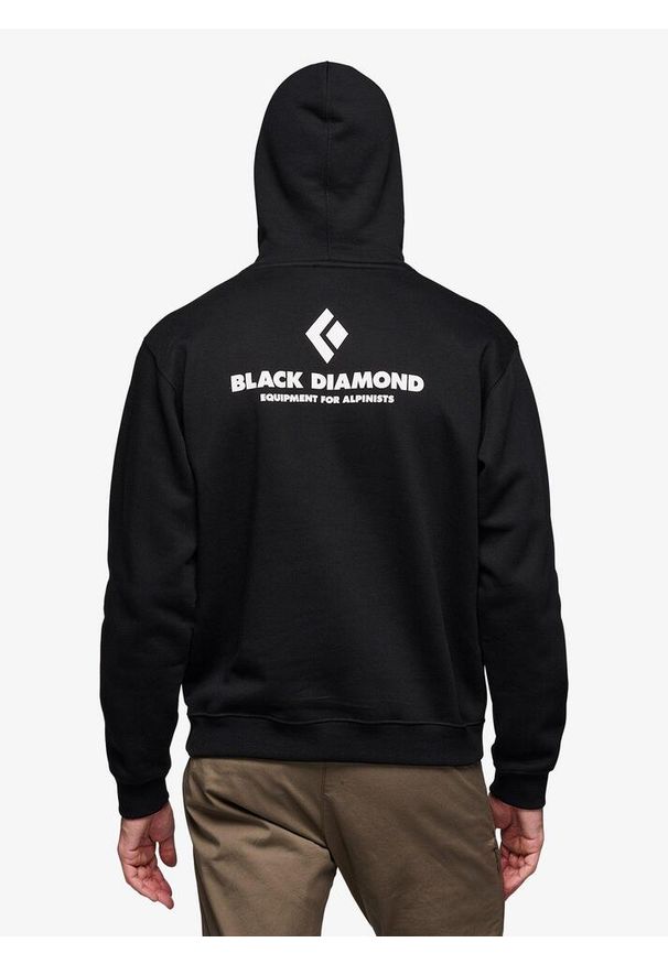 Bluza z kapturem męska Black Diamond Equipment For Alpinists PO Hoody. Typ kołnierza: kaptur. Kolor: czarny. Styl: sportowy. Sport: turystyka piesza
