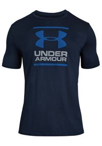 Under Armour T-Shirt UA GL FOUNDATION SS 1326849 Granatowy Regular Fit. Kolor: niebieski