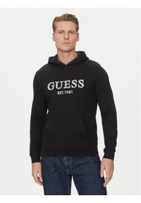 Guess Bluza M5GQ36 KCN01 Czarny Regular Fit. Kolor: czarny. Materiał: bawełna