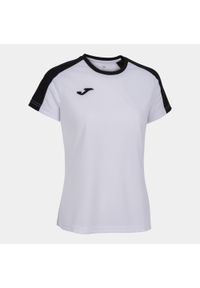 Koszulka do piłki nożnej damska Joma Eco Champioship z krótkim rękawem. Kolor: wielokolorowy, biały, czarny. Długość rękawa: krótki rękaw. Długość: krótkie. Sport: piłka nożna #1