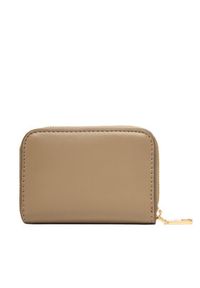 Calvin Klein Portfel Bold Ck Medium Zip Around LV04F1154G Beżowy. Kolor: beżowy. Materiał: skóra #3