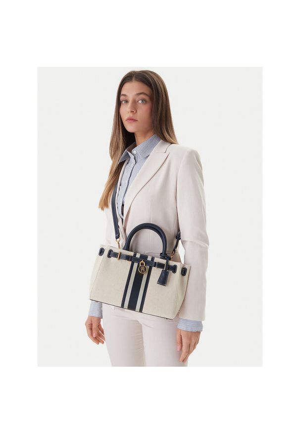 TOMMY HILFIGER - Torebka Tommy Hilfiger. Wzór: kolorowy