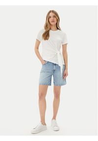 TOMMY HILFIGER - Tommy Hilfiger Szorty jeansowe WW0WW45505 Błękitny Regular Fit. Kolor: niebieski. Materiał: bawełna