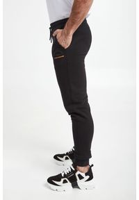 Karl Lagerfeld - Spodnie dresowe męskie KARL LAGERFELD. Materiał: dresówka. Wzór: napisy, aplikacja