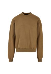 Bluza z okrągłym dekoltem Urban Classics Acid Washed. Kolor: zielony #1