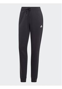 Adidas - adidas Spodnie dresowe Essentials Linear French Terry Cuffed Joggers IC6868 Czarny Slim Fit. Kolor: czarny. Materiał: bawełna #4