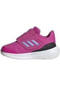 Adidas - Buty adidas Runfalcon 3.0 Sport Running Hook-and-Loop Jr HP5860 różowe. Okazja: na co dzień. Zapięcie: rzepy. Kolor: różowy. Materiał: materiał, syntetyk, guma. Szerokość cholewki: normalna. Model: Adidas Cloudfoam. Sport: bieganie #5