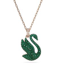 Swarovski naszyjnik ICONIC SWAN. Kolor: zielony #1