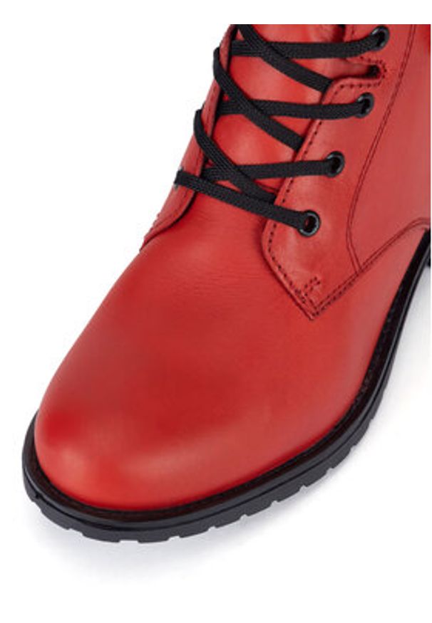 Lasocki Trzewiki WI16-CORA-16 Czerwony. Kolor: czerwony. Materiał: skóra