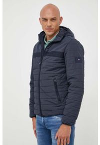 TOMMY HILFIGER - Tommy Hilfiger kurtka męska kolor granatowy przejściowa. Okazja: na co dzień. Kolor: niebieski. Styl: casual #1