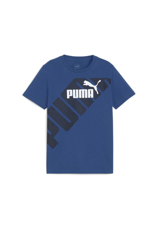 Puma Koszulka Power Graphic 67925414. Kolor: niebieski