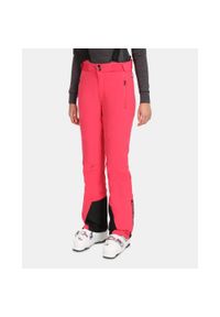 Spodnie narciarskie damskie Kilpi RAVEL-W. Kolor: czarny, różowy, wielokolorowy. Materiał: nylon. Sezon: zima. Sport: narciarstwo #1