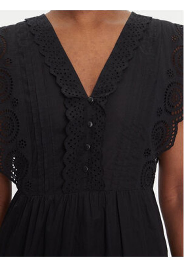 JDY Sukienka letnia Sara 15350748 Czarny Regular Fit. Kolor: czarny. Materiał: bawełna. Sezon: lato