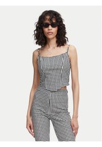 Guess Top W6YH94 W4487 Czarny Slim Fit. Kolor: czarny. Materiał: bawełna, syntetyk #1