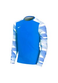 Bluza piłkarska dziecięca Nike Dri-Fit Park IV Goalkeeper. Kolor: niebieski. Technologia: Dri-Fit (Nike). Sport: piłka nożna