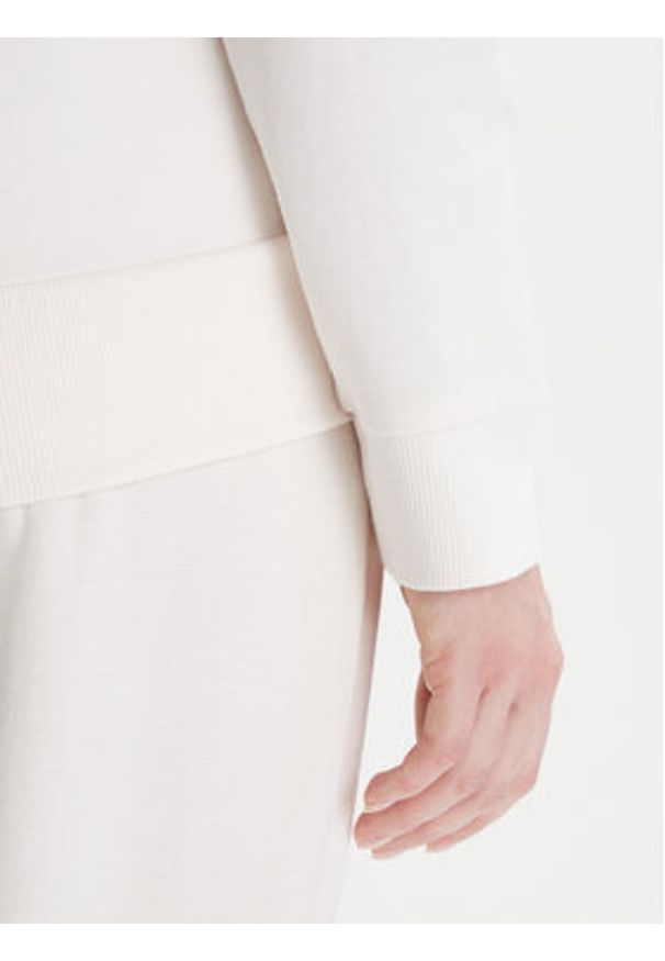 BOSS - Boss Bluza CP Stripe 50524760 Écru Regular Fit. Kolor: kremowy. Materiał: bawełna, lyocell