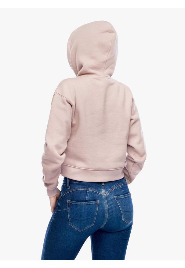 Bluza z kapturem damska Black Diamond Crop Pullover Hoody. Typ kołnierza: kaptur. Kolor: różowy