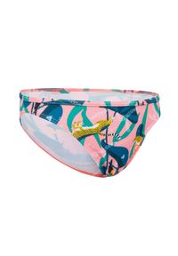 OLAIAN - Dół kostiumu kąpielowego surfingowego dla dzieci Olaian Zeli 100. Kolor: różowy. Materiał: poliester, materiał, elastan