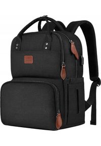 ML Plecak na laptopa / Torba na lunch 15.6'' Matein 1162 Czarny USB. Kolor: czarny