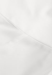 Born2be - Biała Elegancka Sukienka z Łączonych Materiałów z Odkrytymi Plecami i Falbankami Kalice. Okazja: na randkę, na wesele, na imprezę, na ślub cywilny. Typ kołnierza: kołnierz z falbankami. Kolor: biały. Materiał: materiał. Długość rękawa: na ramiączkach. Wzór: aplikacja. Typ sukienki: proste. Styl: elegancki #7
