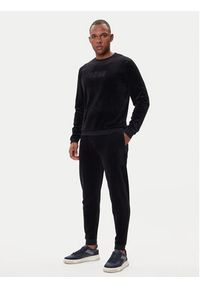 BOSS Spodnie dresowe Velour 50550635 Czarny Regular Fit. Kolor: czarny. Materiał: bawełna #5