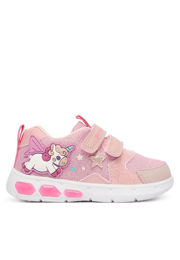 Sneakersy Garvalin. Kolor: różowy
