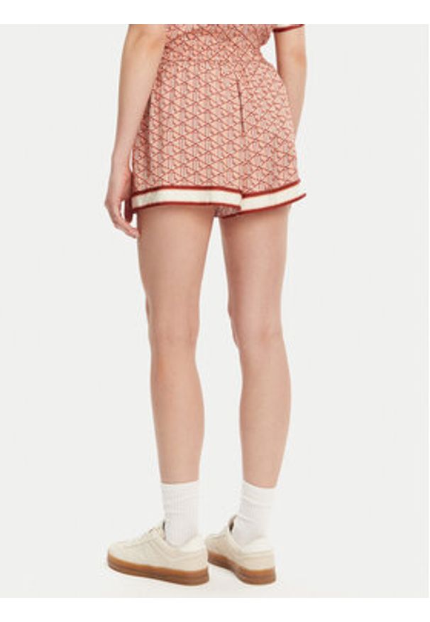 Lacoste Szorty sportowe FF0464 Pomarańczowy Regular Fit. Kolor: pomarańczowy. Materiał: wiskoza