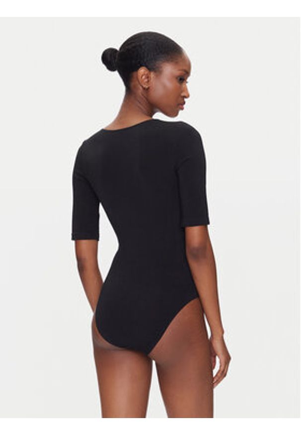 Wolford Body Berlin 75089 Czarny Slim Fit. Kolor: czarny. Materiał: bawełna