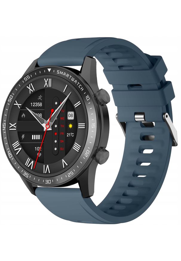Smartwatch Gravity Czarny 2 Paski GT10-5. Rodzaj zegarka: smartwatch. Kolor: czarny