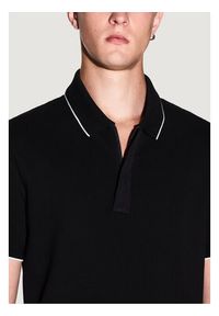 Armani Exchange Polo XM001285 AF10366 UC001 Czarny Slim Fit. Typ kołnierza: polo. Kolor: czarny. Materiał: bawełna #2