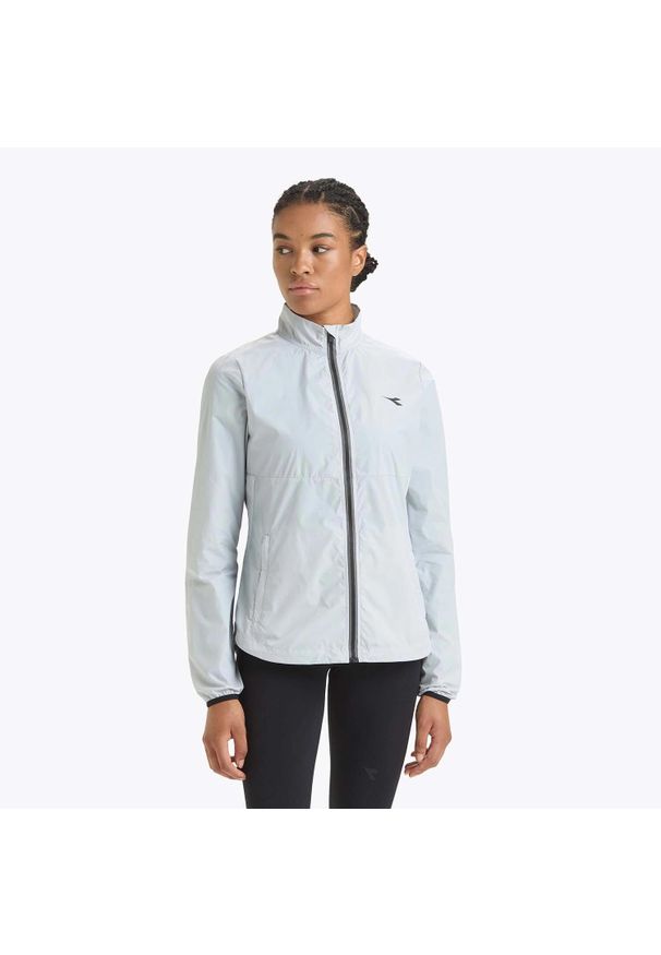 Diadora - Kurtka damska DIADORA L. PACKABLE WIND JACKET. Kolor: biały