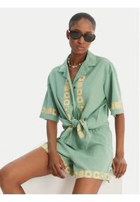 Quiksilver Koszula Bahamas EQWWT03145 Zielony Relaxed Fit. Kolor: zielony. Materiał: bawełna #5