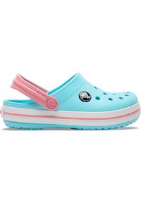 Buty klapki sandały chodaki dziecięce Crocs Crocband Clog. Kolor: wielokolorowy, różowy, niebieski