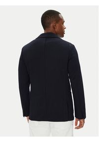 TOMMY HILFIGER - Tommy Hilfiger Marynarka MW0MW39742 Granatowy Regular Fit. Kolor: niebieski. Materiał: syntetyk #7