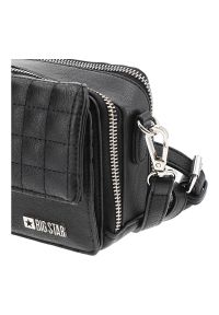 Big Star Accessories - Czarna Mała Torebka Big Star Pikowana. Kolor: czarny. Materiał: pikowane. Rozmiar: małe. Styl: street #2