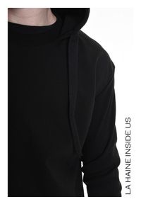 La Haine Inside Us Bluza | 3M M1167 | Mężczyzna | Czarny. Typ kołnierza: kaptur. Kolor: czarny. Materiał: wiskoza, elastan, poliamid. Styl: sportowy #5