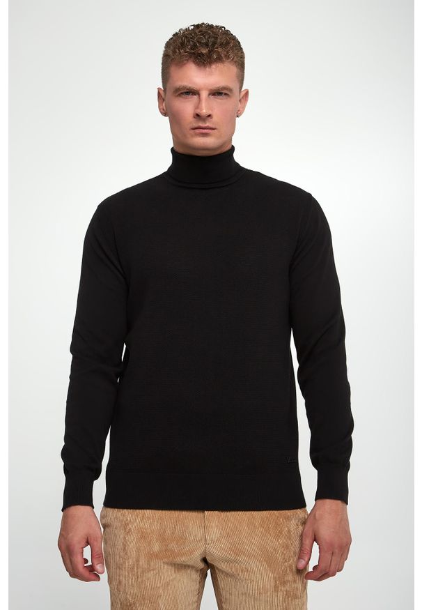 Karl Lagerfeld - Golf męski KARL LAGERFELD. Typ kołnierza: golf