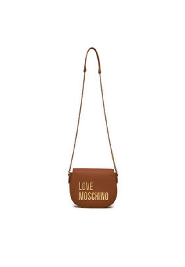 Love Moschino - LOVE MOSCHINO Torebka JC4194PP1LKD0208 Brązowy. Kolor: brązowy. Materiał: skórzane