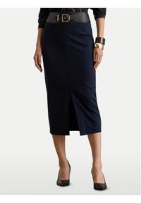 Lauren Ralph Lauren - LAUREN RALPH LAUREN Spódnica ołówkowa 200P03729001 Granatowy Regular Fit. Kolor: niebieski. Materiał: wiskoza #1
