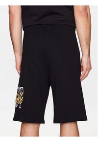 Just Cavalli Szorty sportowe 74OBDI07 Czarny Regular Fit. Kolor: czarny. Materiał: bawełna. Styl: sportowy #5