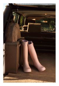 Hunter Kalosze HFW-006 Różowy. Kolor: różowy. Materiał: kauczuk #1