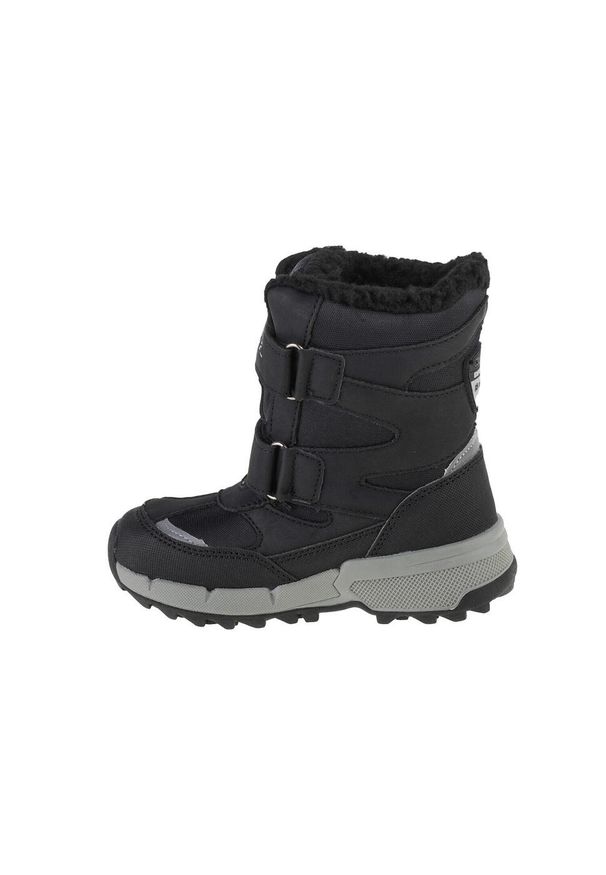 Buty zimowe chłopięce, Kappa Cekis Tex K. Kolor: czarny. Sezon: zima. Styl: sportowy. Sport: turystyka piesza