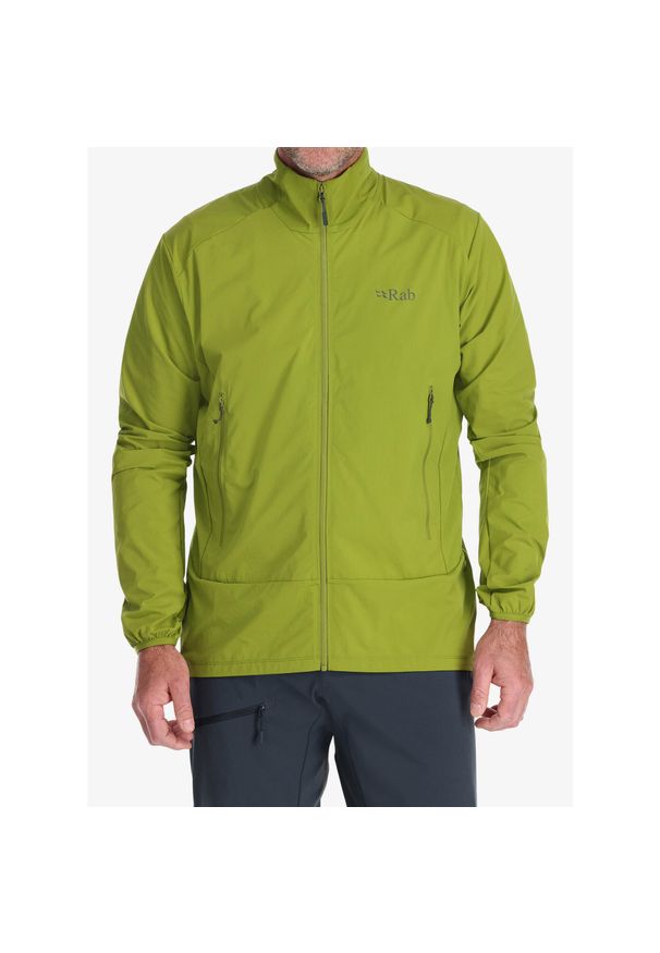 Kurtka softshell męska Rab Borealis Tour Jacket. Kolor: zielony. Materiał: softshell. Sezon: zima