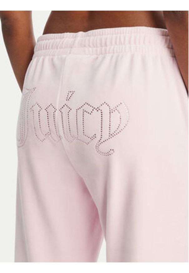 Juicy Couture Spodnie dresowe Tina JCWBJ126327 Różowy Straight Leg. Kolor: różowy. Materiał: syntetyk